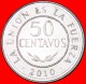 § STARS: BOLIVIA &#9733; 50 CENTAVOS 2010! LOW START &#9733; NO RESERVE! - Bolivia