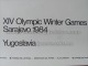 Sarajevo Olympic Winter Games 1984 100x70 Cm 39x27 Inch Hockey ORIGINAL - Sonstige & Ohne Zuordnung