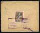 Registered Early Airmail Cover Moscow To London UK, With Michel 306A + 306 B In Pairs + Gebührmarke 11, 1926 - Cartas & Documentos