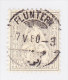 Heimat ZH FLUNTERN 7.5.1880 Zentrischer Stempel Auf 40Rp Sitzende Helvetia #42 - Oblitérés