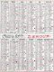 Piccolo Calendario Pubblicitario " Chicoree  Extra - Leroux " - Formato Piccolo : 1971-80