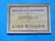 GERMANY  1 MILLION  MARK   1923 - 1 Million Mark