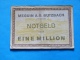 GERMANY  1 MILLION  MARK   1923 - 1 Miljoen Mark