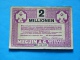 GERMANY  2 MILLIONEN  MARK   1923 - 1 Million Mark