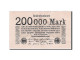 Billet, Allemagne, 200,000 Mark, 1923, 1923-08-09, KM:100, SUP - Altri & Non Classificati