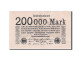 Billet, Allemagne, 200,000 Mark, 1923, 1923-08-09, KM:100, SUP - Andere & Zonder Classificatie