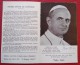 -- PETIT CALENDRIER DE 1964 GRACE ET PAIX DE PAUL  VI -- - Petit Format : 1961-70