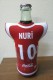 AC - COCA COLA  EMPTY BOTTLE & CROWN CAP TURKISH FOOTBALL NATIONAL TEAM NAMES SOCCER - 10 - NURI - Bouteilles