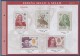 = Sello A Sello Espagne Bloc 5 Timbres Neufs Retirage Personajes Reyes Hoja P-3 Feuillet 182943 - Blocs & Hojas