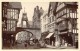 05017 "U. K.- ENGLAND - CESHIRE  - CHESTER - EASTGATE F. FOREGATE" ANIMATA, AUTO ANNI '50. CART. POST. ORIG. NON SPEDITA - Chester