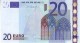 20 Euros 2002 Serie U, L087A2, N° U 86095402169,  Signature 3 Mario Draghi UNC - 20 Euro