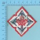 Badge Ecusson En Tissu Militaire (Feuille D'érable Et Pointes De Flèches Canadienne )2 Scans - Ecussons Tissu