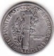 Etats - Unis, USA, One Dime 1916, Mercury, Argent - 1916-1945: Mercury (Mercure)