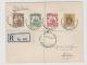 DTK088 / Kamerun, Engl.Besetzung Mi.Nr. 1, 2, 3b + Three Pence King Edward (Nigeria) Victoria,, Nach Bern 1919 - Camerún