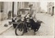 PHOTO PHOTOGRAPHIE MOTO MOTOCYCLETTE TERROT IMMATRICULEE EN 34 HERAULT 4 CV RENAUT FANION RICARD - Photographs