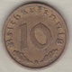 10 Reichspfennig 1937 A (BERLIN) Bronze-aluminium - 10 Reichspfennig