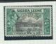 Sierra Leone 1939 Travelling Post Office Cancel Freetown - Bo On 1/2d 1938 KGVI - Sierra Leone (...-1960)