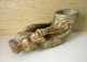 ANCIENT CHINESE JADE CARVED HORN CUP/ RHYTON - Archaeology