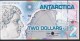 Antarctica 2 Dollar 30.07.2007 Specimen UNC - Autres & Non Classés