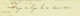 LETTRE Par LESCURE MAITRE DE FORGES LUGOS GIRONDE  Avec Cursive "32 Belin" 1841 à HOLAGRAY ET FESTUGIER BORDEAUX B.E. - 1800 – 1899