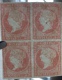 1855 Isabel II Edifil 44 Tipo I Bloque 4 Sellos - Valor Catalogo 64,00€ - Ungebraucht