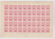 Schweiz Fiskalmarken Stempelmarken Vaud 3 F Bogen 50 Marken ** - Revenue Stamps