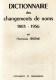 Dictionnaire Des Changements De Noms 1803-1956 & 1957-1962.deux Volumes.l'archiviste Jérôme.1964. - Dictionaries