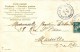 [DC2616] CPA - COPPIA - ILLUSTRATA IN RILIEVO CON INSERTI DORATI - Viaggiata 1902 - Old Postcard - Coppie