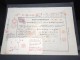JAPON - Timbres Postaux Sur Document Fiscal - 1903 - A Voir - P17357 - Lettres & Documents