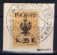 Poland: 1918 Polnisches Korps, General Dowbor Dowbora  Mi. Nr 13B  Used Signed/ Signé/signiert/ Approvato - Gebraucht