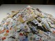 4.5 KG KILOWARE-KILOWAAR-WORLD-POSTZEGELS OP PAPIER GESTEMPELD - Vrac (min 1000 Timbres)