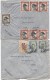 Belgisch Congo Belge 12 Lettres Avion Affranchissements Divers C.Elisabethville 1945-1946 V.Liège  Belgique PR2910 - Lettres & Documents