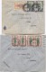 Belgisch Congo Belge 12 Lettres Avion Affranchissements Divers C.Elisabethville 1945-1946 V.Liège  Belgique PR2910 - Brieven En Documenten