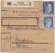 Deutsches Reich Österreich Paketkarte Marburg(Drau, Steierm) Nach Strassau(Steierm) 8/7/1943 PR2916 - Lettres & Documents