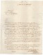 Lettre De Paris, Pour Quimper, (Bretagne), Port 10, Adressée à Monsieur Billette-Querouel, Cachet P, Triangle, 1787 - 1701-1800: Précurseurs XVIII