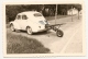 Rare Photographie Voiture Renault 4CV 4 CV Avec Une Remorque Porte Bagages - Automobiles