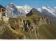 2 Cards / Remember Switzerland The Magnificence Of The Swiss Alps - 1965 Tourist Obliteration Of Wengen, Bern - Souvenir De...