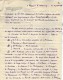 VP3607 -Tabac - Lettre De Mr Louis  CHAVANNE  à  PARIS  Pour  Mr SCHLOESING - Documentos