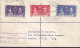 British Solomon Islands Einschreiben Registered TULAGI 1937 Cover Brief GVI. Coronation Issue Complete Set (2 Scans) - Islas Salomón (...-1978)