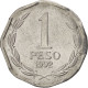 Monnaie, Chile, Peso, 1992, Santiago, SPL, Aluminium, KM:231 - Chile