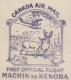 CANADA :1936: Travelled First Official Flight From MACHIN To KENORA :  DEER,REINDEER,ROE DEER,ANTLER CARRIER, - Premiers Vols