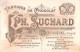 04102 "FABRIQUE DE CHOCOLAT PH. SUCHARD - NEUCHATEL - SUISSE" ANIMATO, CONTADINI, LA VENDEMMIA,  FIGURINA ORIGINALE - Chocolade