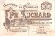 04107 "FABRIQUE DE CHOCOLAT PH. SUCHARD - NEUCHATEL - SUISSE" ANIMATO, CONTADINA, CAPRE,  FIGURINA ORIGINALE - Chocolat