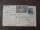 Argentine Argentina Entier 5c Bleu Pour Paris Avec Vignette Patriotique Guerre 14/18 - Postal Stationery