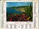 ALMANACH DES P.T.T 1985 (57)  -  Complet ** VILLEFRANCHE (06) -  HORTILLONNAGES (80) ** Calendrier * OLLER * N° 224 - Big : 1981-90