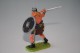 Elastolin, Lineol Hauser, H=70mm, Viking, Plastic - Vintage Toy Soldier - Figurines