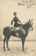 CARTE PHOTO - CHEVAL - HIPPISME - FEMME MONTANT EN AMAZONE - 1903. - Pferde