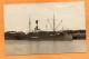 Wismar Rimfaxe Ship In Harbour Germany 1910 Real Photo Postcard - Wismar