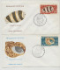 FDC  4 Enveloppes 1 Er Jour Wallis Et Futuna 1976 Coquillages Shell  Mata Utu - FDC