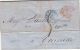 Lettre CaD Rouge ESPAG Perpignan + CaD Barcelona & Cursive Espana 1854 - ...-1850 Vorphilatelie